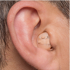 ear aid inside the ear