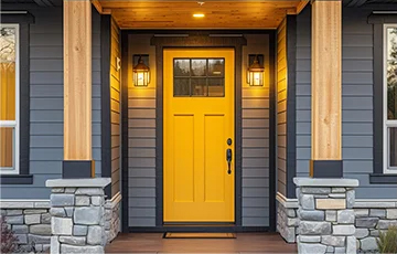 yellow door