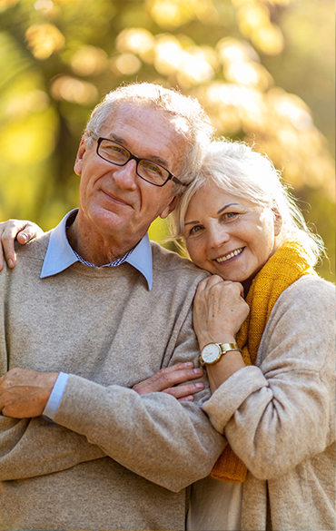 happy older couple